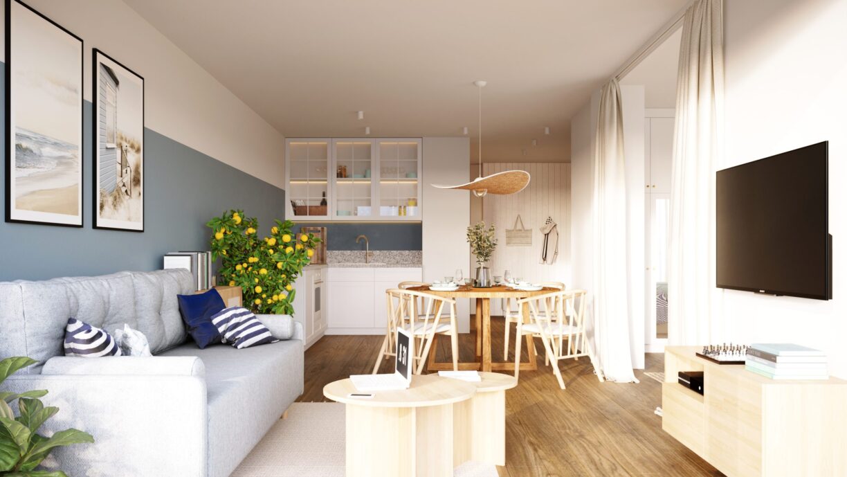 Aranżacja oraz wykonanie mieszkań i apartamentów pod wynajem