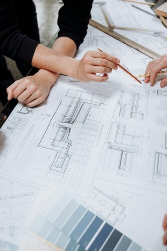 Design services for various construction projects.